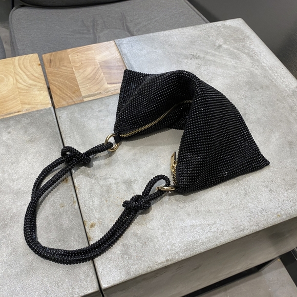 Black Rhinestone Bag - Picture 6 of 11